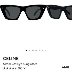 Celine 51mm cat eye sunglasses